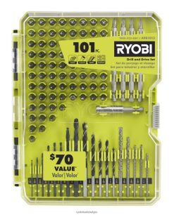 101 st. boor- en aandrijfset NBBJ6R818 RYOBI accessoires