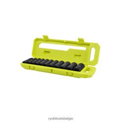 11 st. sae 1/2 aandrijving diepe slagdoppenset NBBJ6R799 RYOBI accessoires