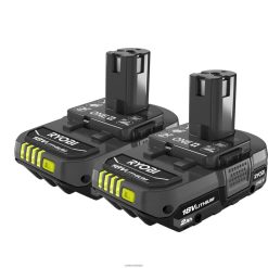 18v één+ 2ah lithiumbatterij (2-pack) NBBJ6R685 RYOBI batterijen en opladers