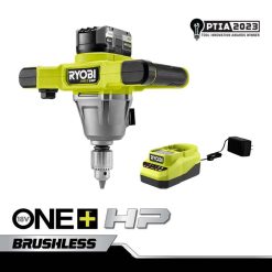 18v one+ hp borstelloze 1/2 moddermixerset NBBJ6R191 RYOBI elektrisch gereedschap