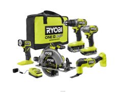 18v one+ hp borstelloze combokit met 5 gereedschappen NBBJ6R872 RYOBI elektrisch gereedschap