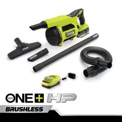 18v one+ hp borstelloze handstofzuigerset voor op de bouwplaats NBBJ6R556 RYOBI schoonmaak