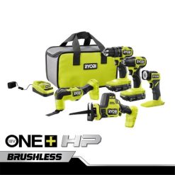 18v one+ hp borstelloze kit met 5 gereedschappen NBBJ6R859 RYOBI elektrisch gereedschap