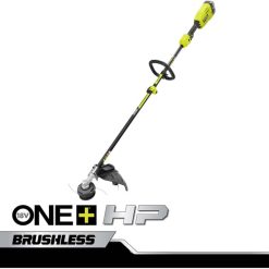 18v one+ hp borstelloze trimmerset met 15 snaren NBBJ6R281 RYOBI buitenshuis