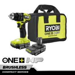 18v one+ hp compacte borstelloze 1/2 boor/schroevendraaierset NBBJ6R31 RYOBI elektrisch gereedschap