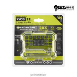 22 st. 1 slagschroevendraaier met diamantkorrel NBBJ6R840 RYOBI accessoires