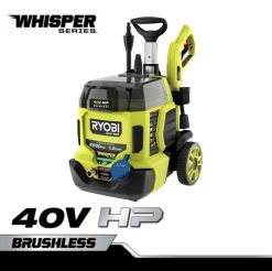 40v pk borstelloze fluisterserie hogedrukreiniger van 2000 psi NBBJ6R372 RYOBI buitenshuis