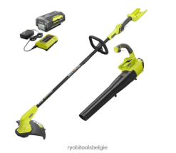 40V-snaartrimmer en blazerset NBBJ6R421 RYOBI buitenshuis