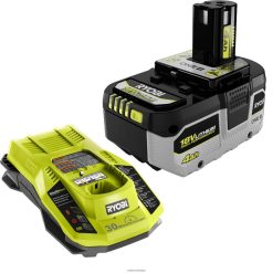 Starterset 18v one+ 4ah lithiumbatterij met hoge prestaties en lader NBBJ6R687 RYOBI batterijen en opladers