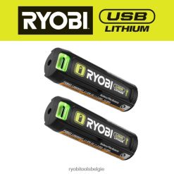usb lithium 3ah lithium oplaadbare batterij (2-pack) NBBJ6R712 RYOBI batterijen en opladers